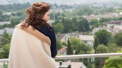 Alpaka-Wende-Naturhaardecke "Rimara"