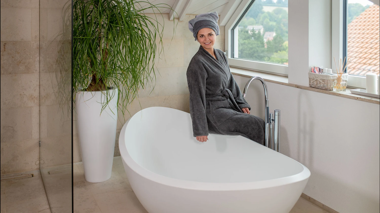 Bademantel "Felpa" – Bild 5