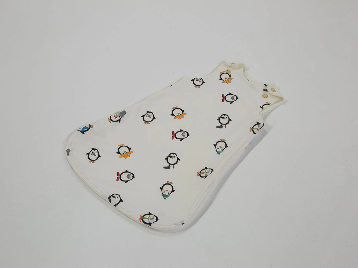 Baumwoll-Babyschlafsack "Pinguini" – Bild 4