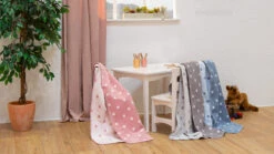 Baumwoll-Kuscheldecke "Cotona-Puntino"