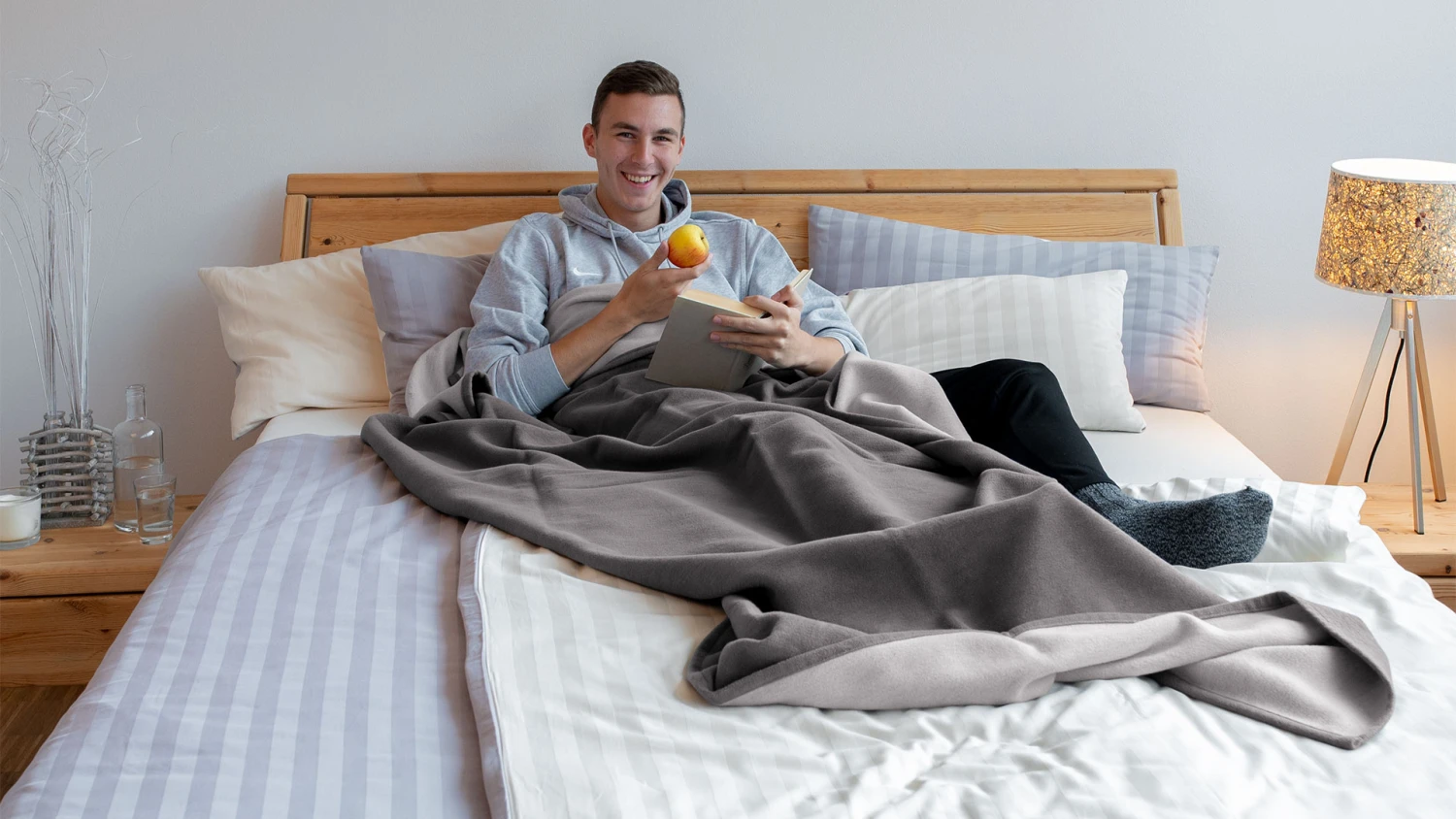 Baumwoll-Plüschdecke "Cotona-Double" – Bild 4