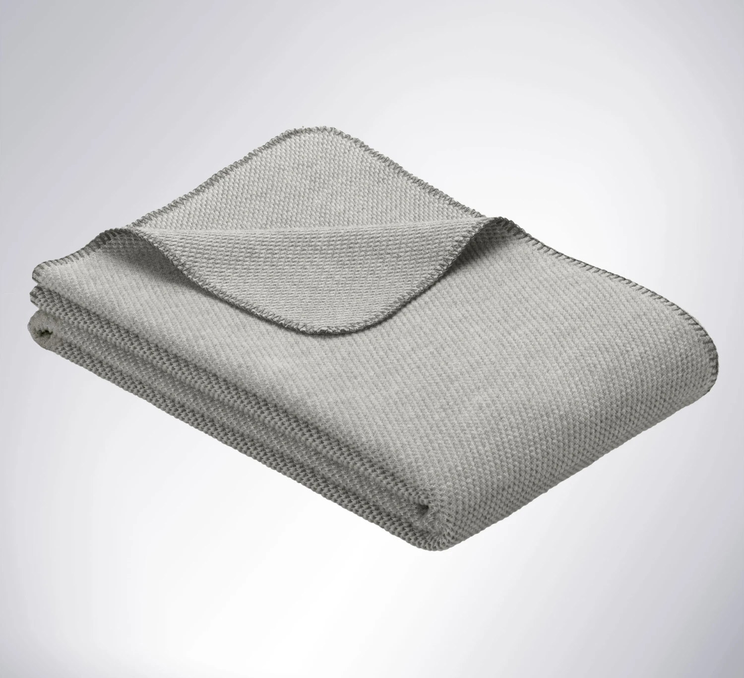 Baumwoll/Schurwoll-Plüschdecke "Tura" – Bild 3