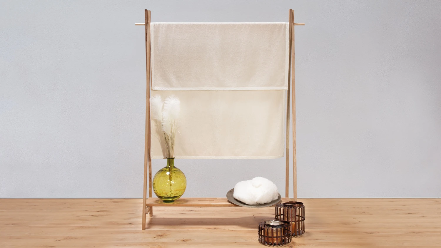 Baumwollfrottier-Leicht-Bettdecke "Nido"