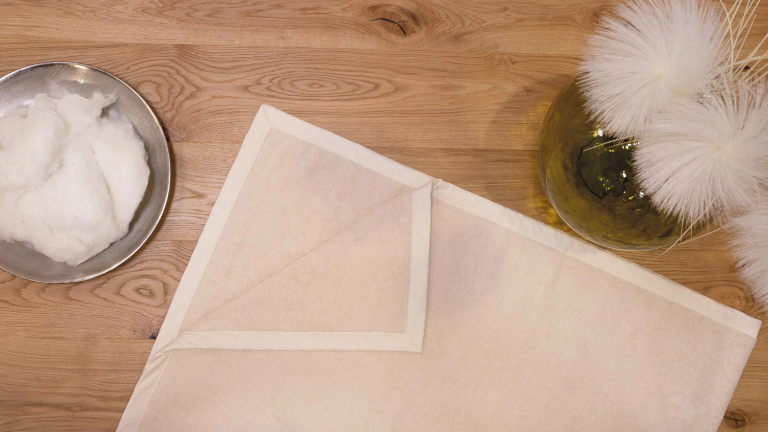 Baumwollfrottier-Leicht-Bettdecke "Nido" – Bild 3