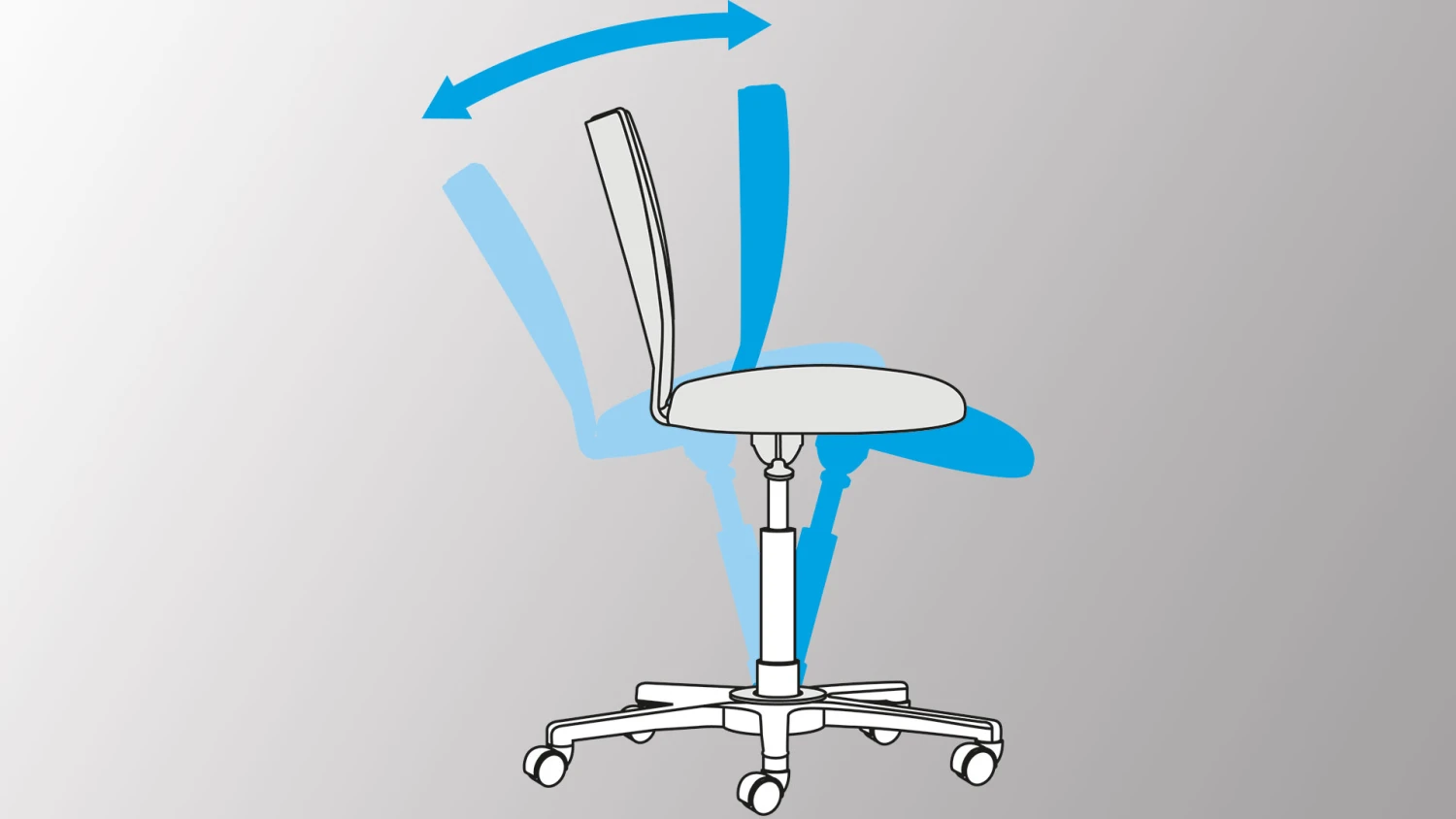 Bürodrehstuhl "Ergona-Ronda" – Bild 10
