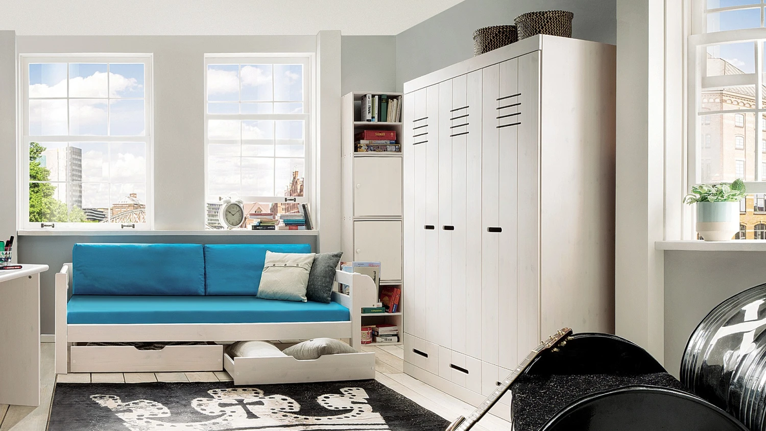 Drehtüren-Kleiderschrank "Junior"