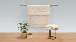 Kamelflaumhaar-Kombi-Bettdecke "Cammello"