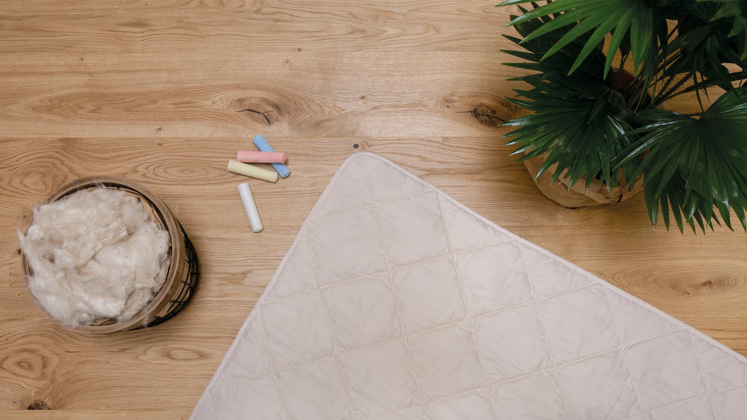 Kapok/Baumwoll-Kinder-Bettdecke "Java" – Bild 2