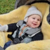 Lammfell-Kinderwagen-Fußsack "Ovina"