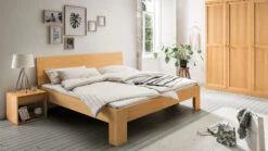 Massivholzbett "Cubus"