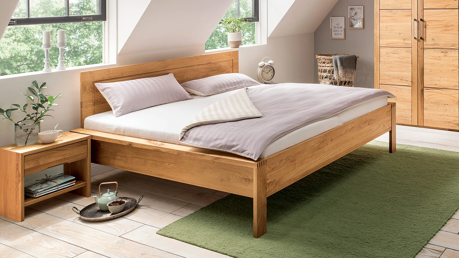 Massivholzbett "Malvesia" – Bild 5