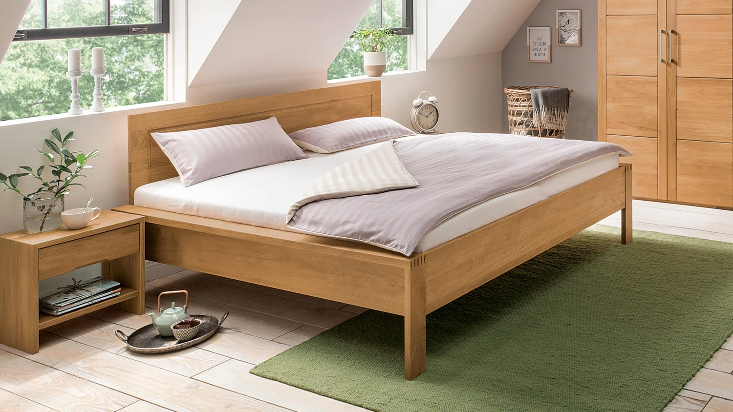 Massivholzbett "Malvesia" – Bild 4