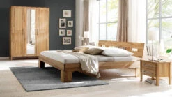 Massivholzbett "Molara"