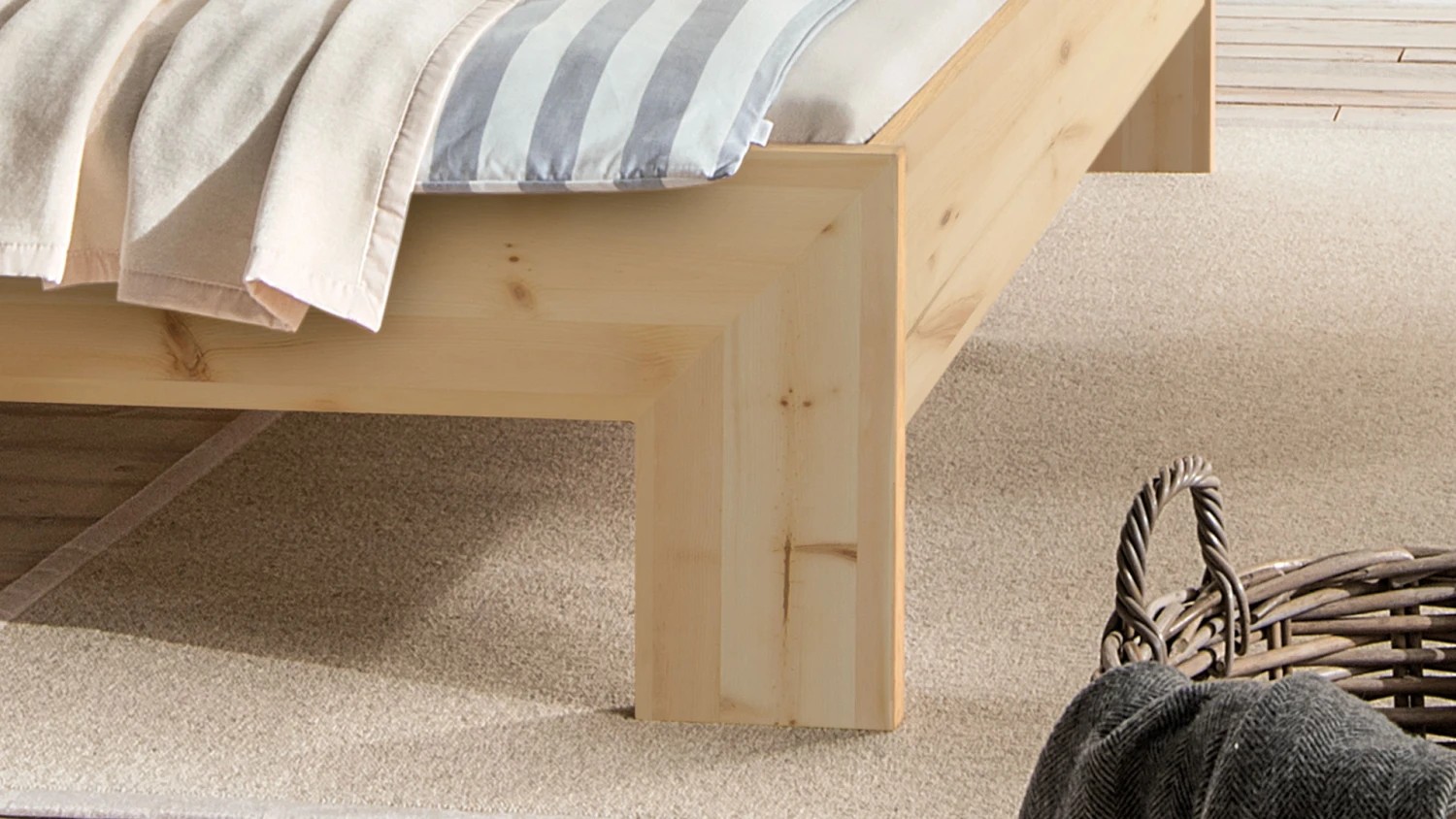 Massivholzbett "Rivaro" – Bild 3