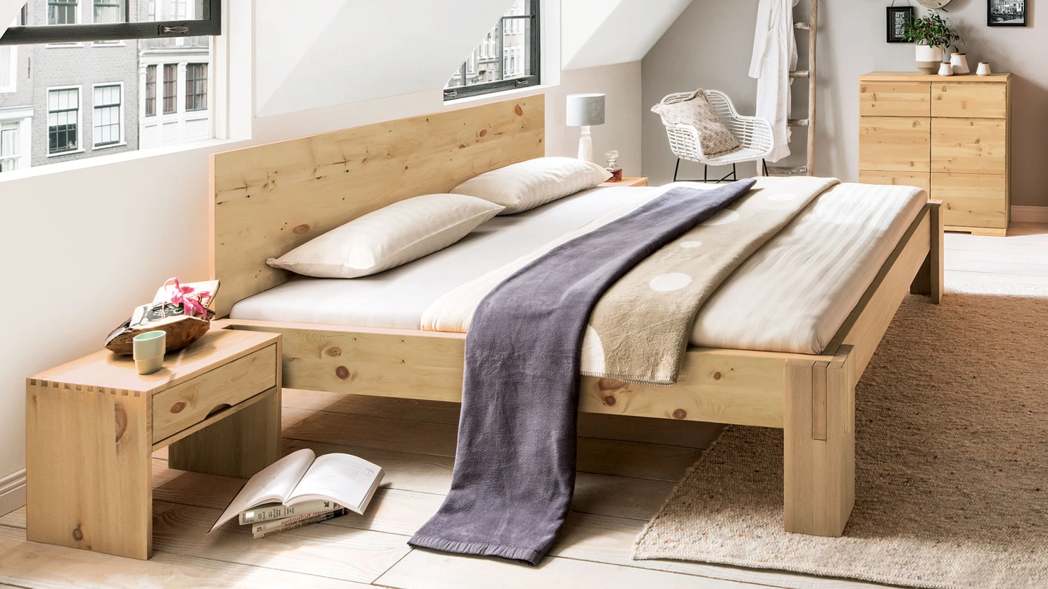 Massivholzbett "Salerno" – Bild 2