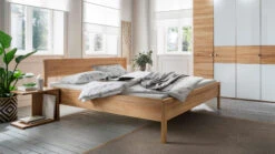 Massivholzbett "Silia"
