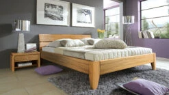 Massivholzbett "Sobaria"