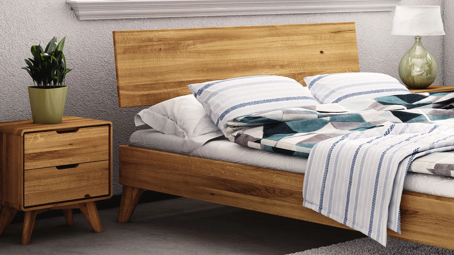 Massivholzbett "Tario" – Bild 3