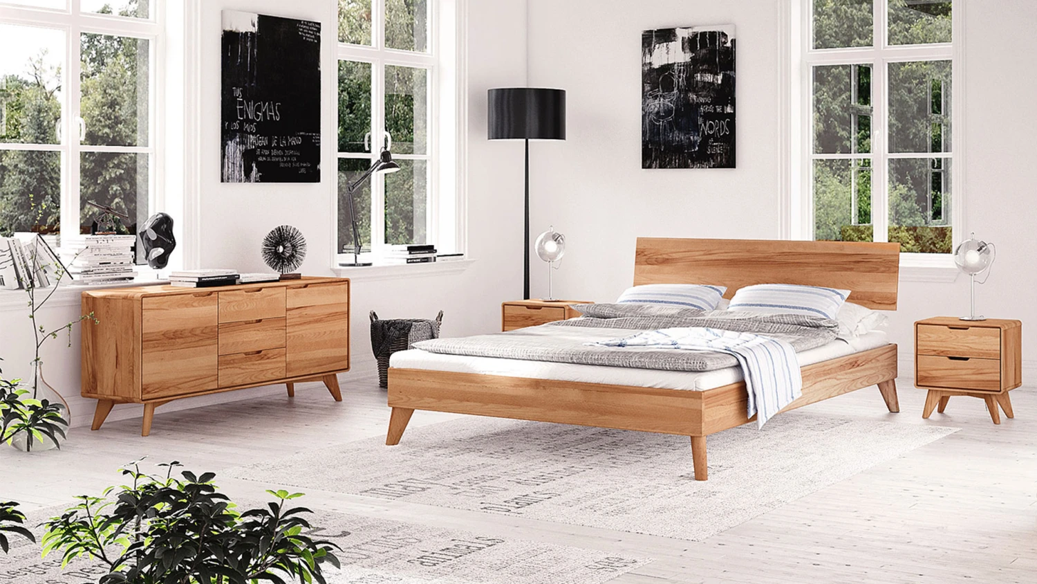 Massivholzbett "Tario" – Bild 2