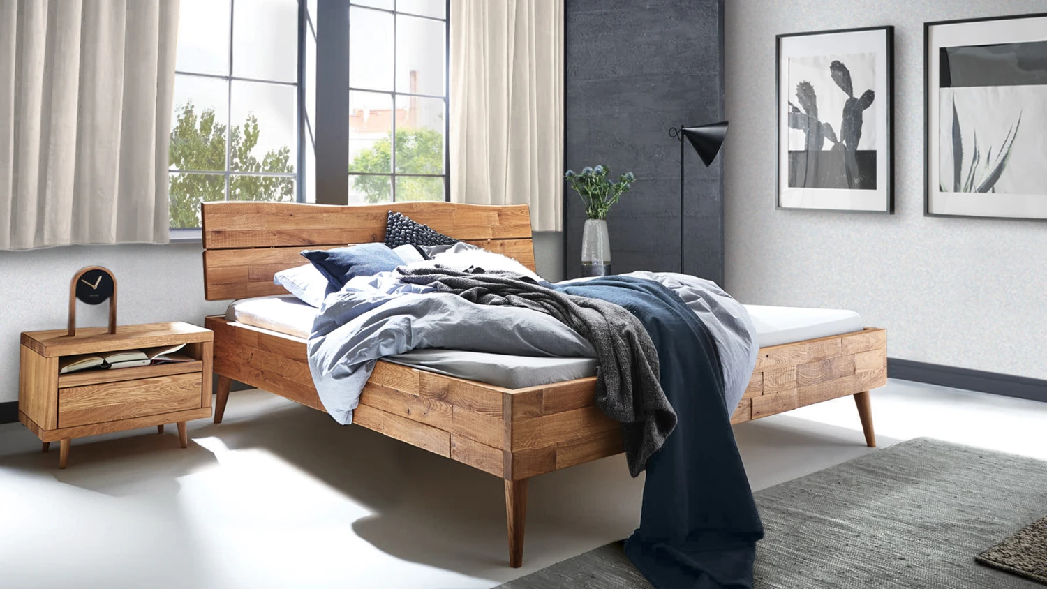Massivholzbett "Tosco" – Bild 3