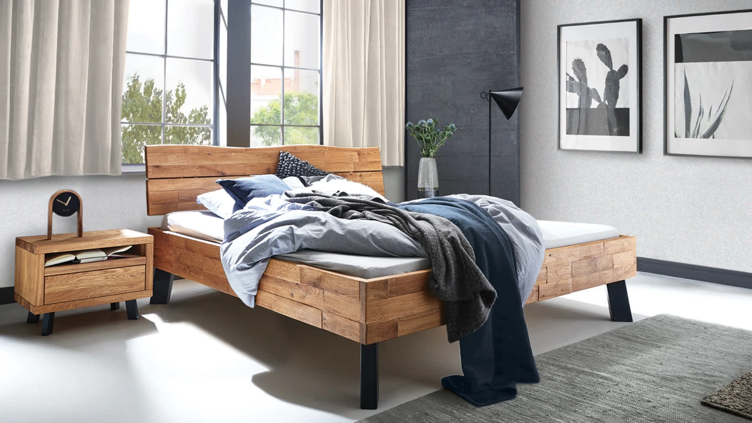 Massivholzbett "Tosco" – Bild 2