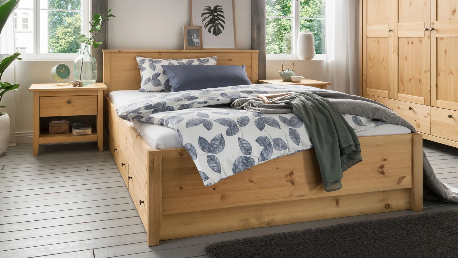Massivholzbett "Tusa" – Bild 4
