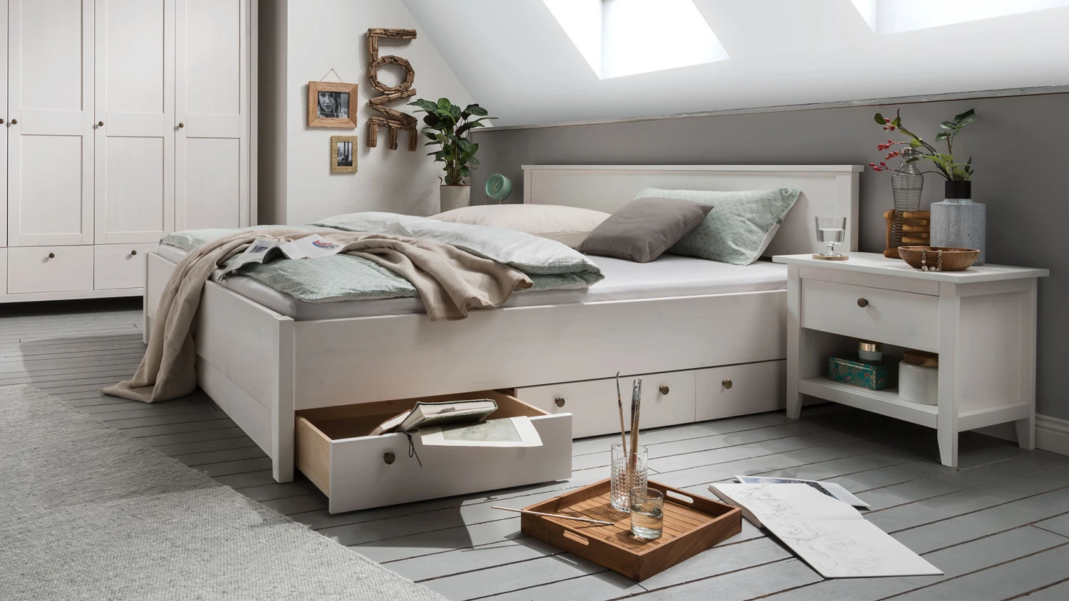 Massivholzbett "Tusa" – Bild 3