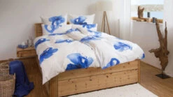 Satin-Bettwäsche "Anemona"