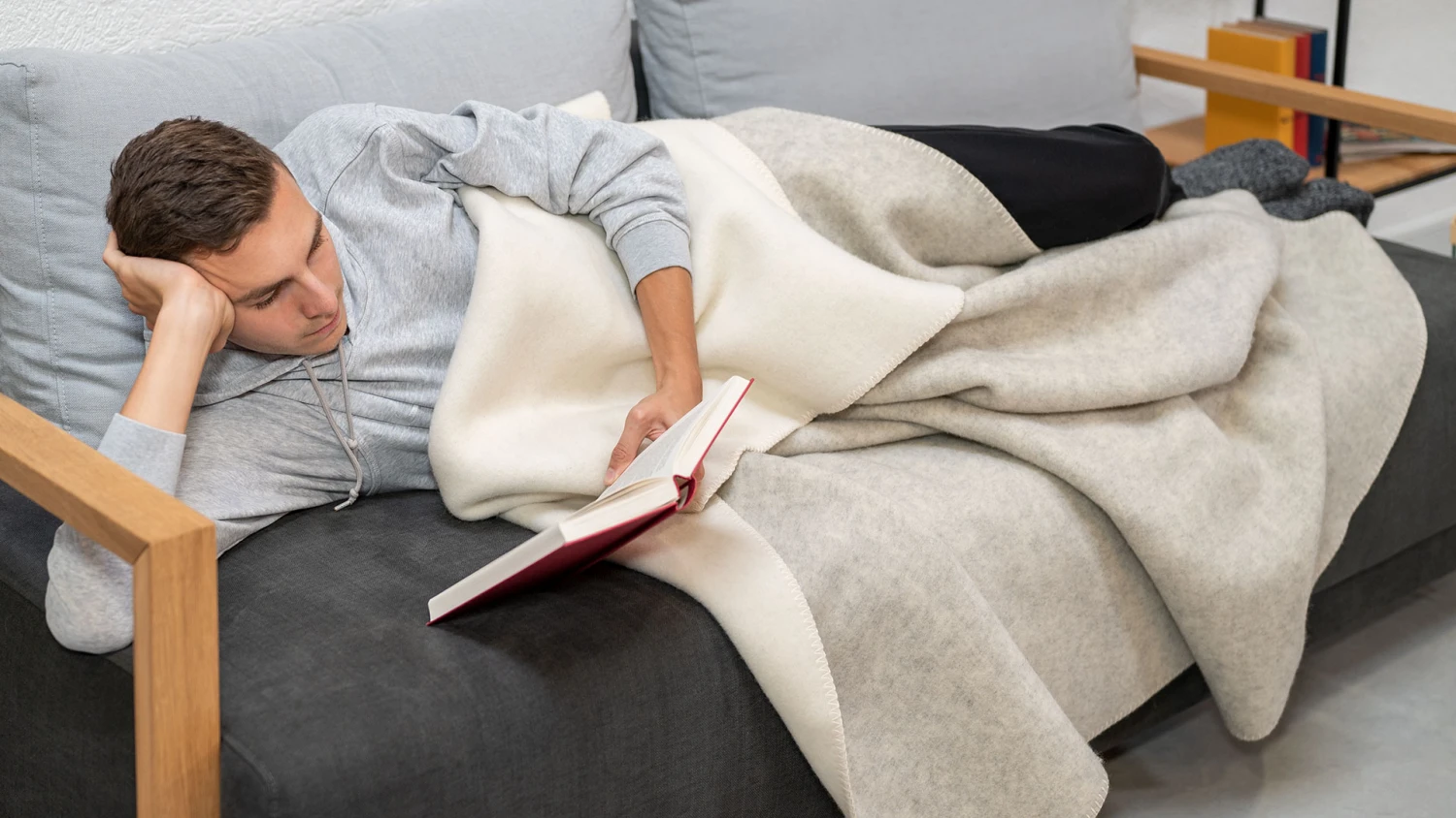 Schafschurwoll-Naturhaardecke "Selandia" – Bild 2