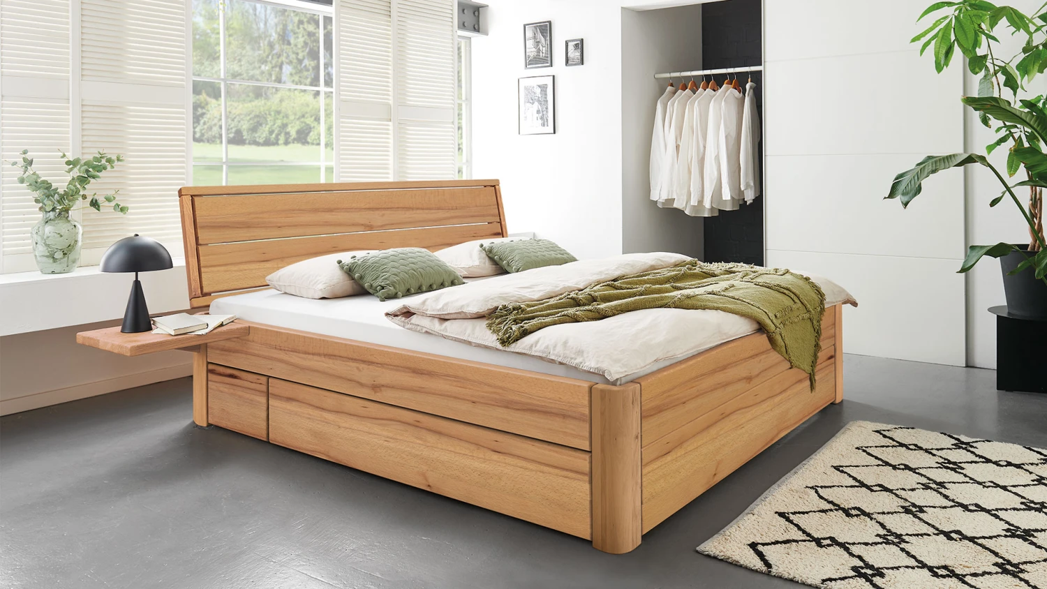 Schubkastenbett "Alexandria"