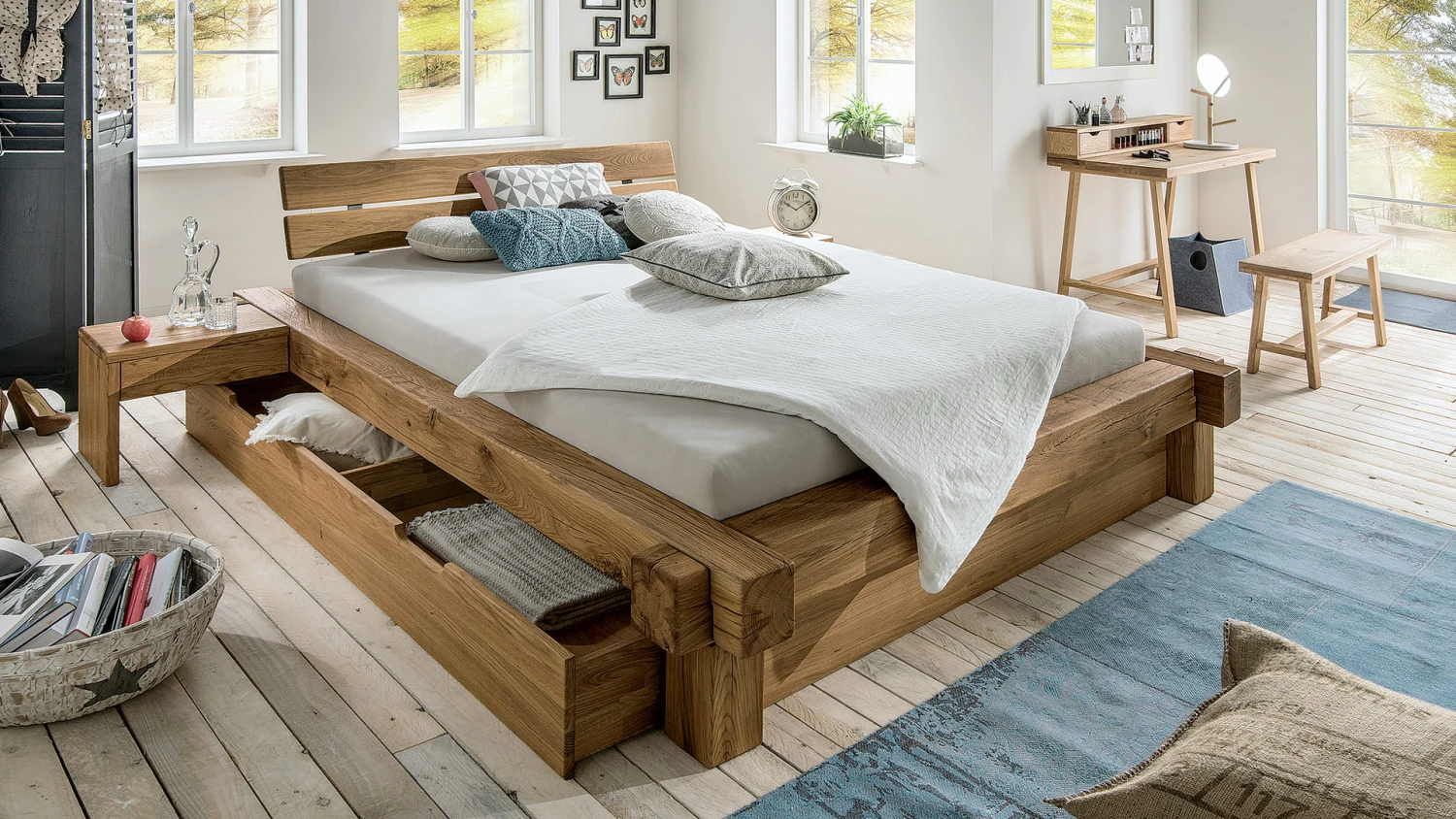 Schubkastenbett "Viga"
