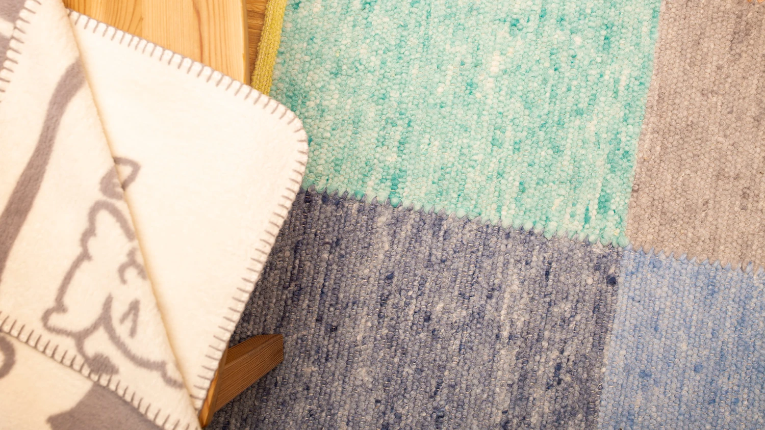 Schurwollteppich "Quadrata" – Bild 3