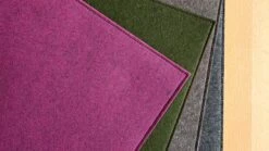 Wende-Filz-Sitzkissen "Rolva"