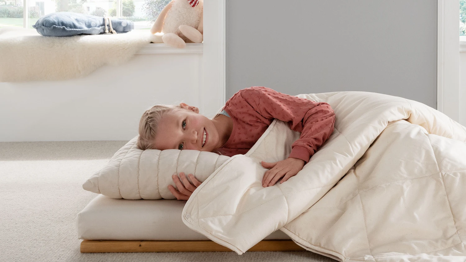 Wollflocken-Kinderkopfkissen "Pecora" – Bild 5