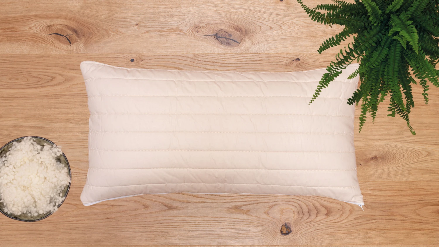 Wollflocken-Kinderkopfkissen "Pecora" – Bild 2