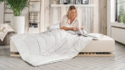 Alpaka-Kombi-Bettdecke "Paco-Figura"