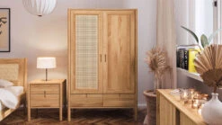 Drehtüren-Kleiderschrank "Rota"