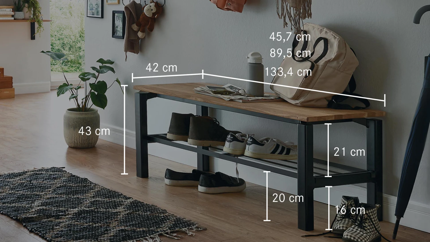 Garderobenbank "Vestido" – Bild 7