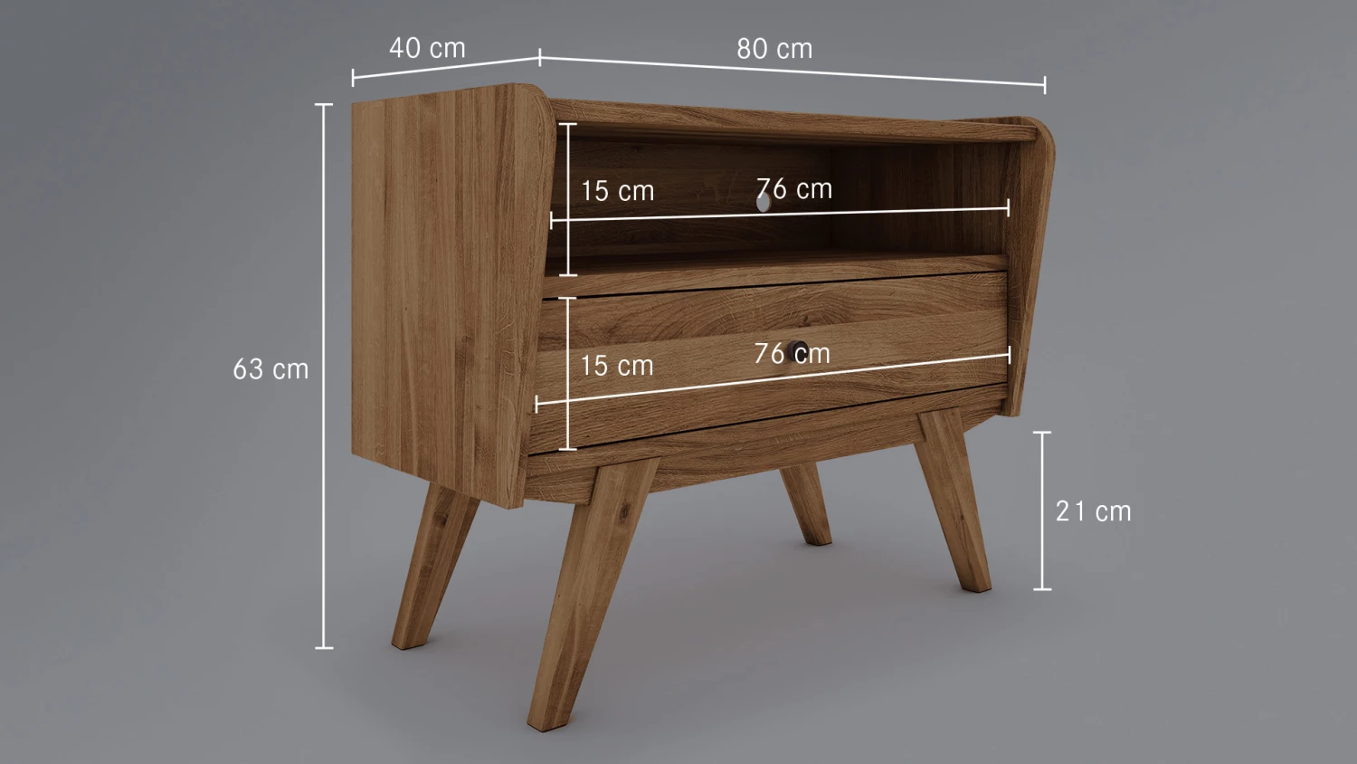 Lowboard "Lasala" – Bild 7