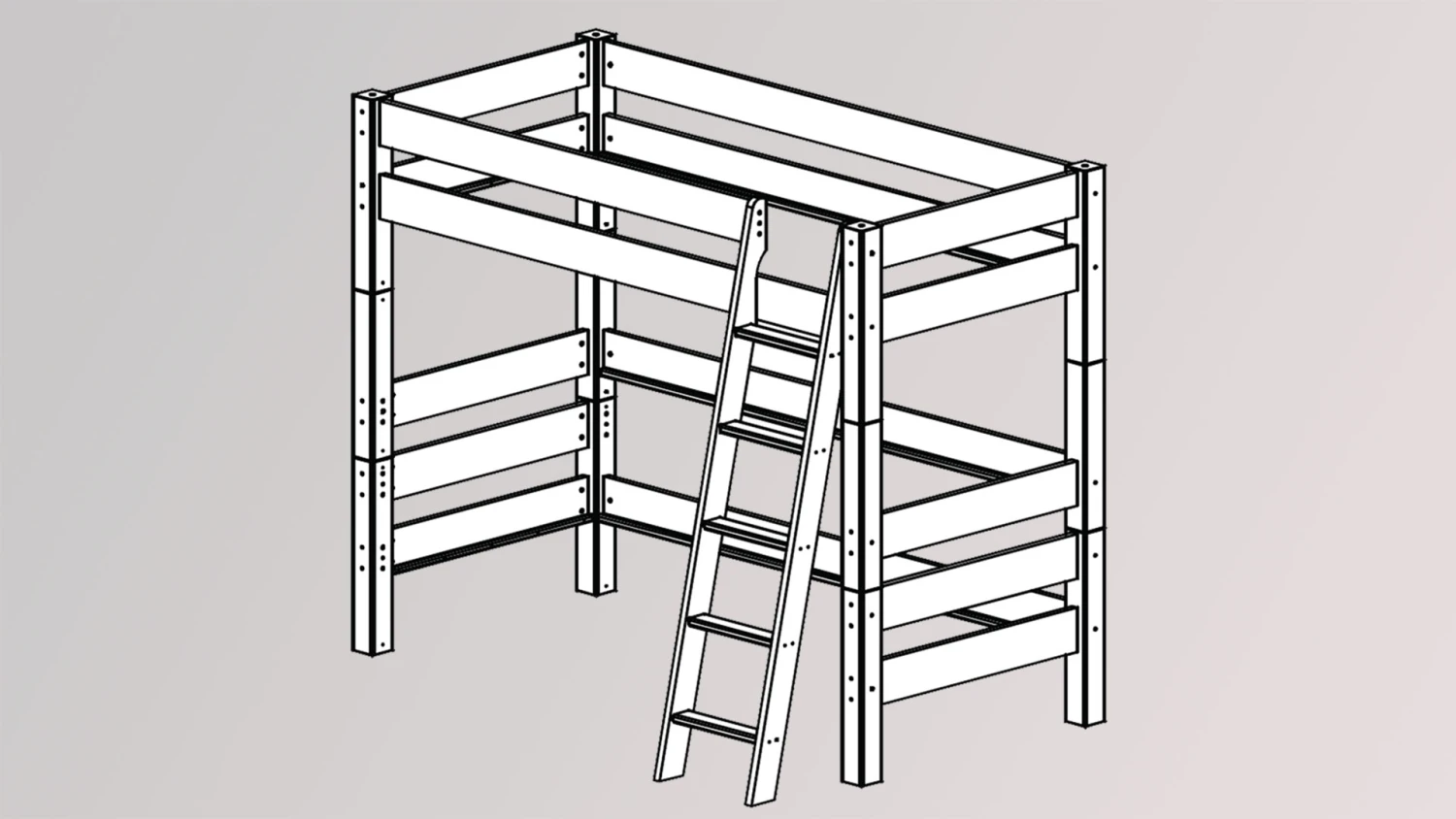 Hochbett "Pico" – Bild 4