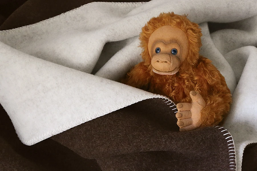 Schafschurwoll-Naturhaardecke "Selandia" – Bild 6